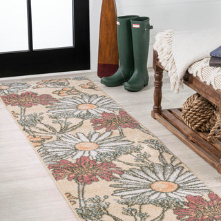 Dizi Modern Botanical Wildflower  Area Rug - JONATHAN Y