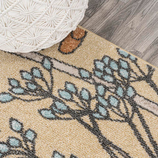 Dizi Modern Botanical Wildflower  Area Rug - JONATHAN Y