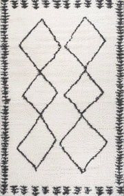 Calvia Moroccan Diamond Shag Area Rug