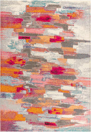 Contemporary Pop Modern Abstract Brushstroke Area Rug