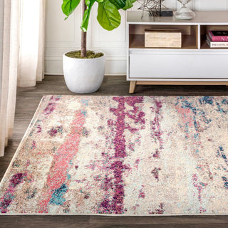 Contemporary Pop Modern Abstract Brushstroke Area Rug - JONATHAN Y