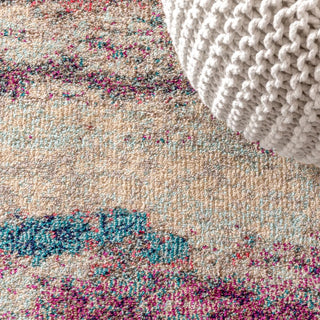 Contemporary Pop Modern Abstract Brushstroke Area Rug - JONATHAN Y