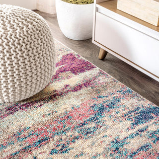 Contemporary Pop Modern Abstract Brushstroke Area Rug - JONATHAN Y