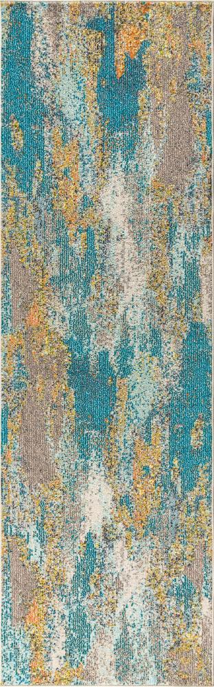 Contemporary Pop Modern Abstract Vintage Waterfall Area Rug - JONATHAN Y