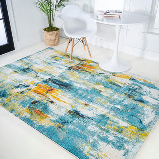Contemporary Pop Modern Abstract Waterfall Area Rug - JONATHAN Y