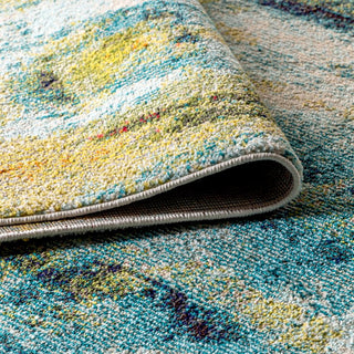 Contemporary Pop Modern Abstract Waterfall Area Rug - JONATHAN Y