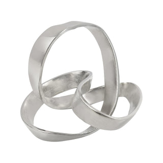 Chamberlain 7" Aluminum Abstract Knot Decorative Sculpture