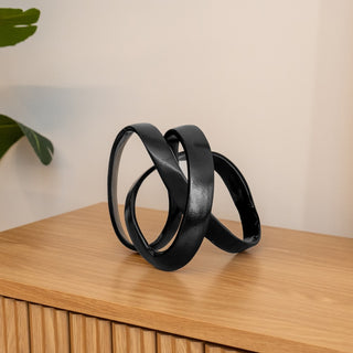 Chamberlain 7" Aluminum Abstract Knot Decorative Sculpture