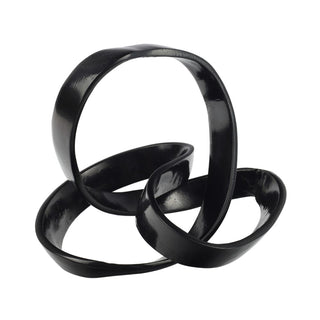 Chamberlain 7" Aluminum Abstract Knot Decorative Sculpture