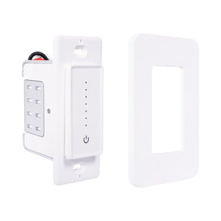 Smart Lighting Touch/Slide Dimmer Switch - WiFi Remote App Control; Compatible with Alexa and Google Home Assistant - JONATHAN Y