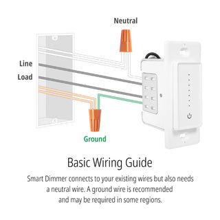 Smart Lighting Touch/Slide Dimmer Switch - WiFi Remote App Control; Compatible with Alexa and Google Home Assistant - JONATHAN Y