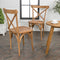 Annecy Classic Traditional X-Back Wood Outdoor Dining Chair