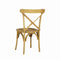 Annecy Classic Traditional X-Back Wood Outdoor Dining Chair