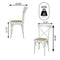 Cassis Traditional X-Back Wood Rattan Dining Chair
