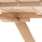 Javea Modern Coastal 3-Piece Acacia Wood Outdoor Folding Bistro Set