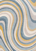 Blue/Mustard/Gray