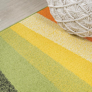 Prism Geometric Striped Area Rug - JONATHAN Y