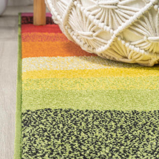Prism Geometric Striped Area Rug - JONATHAN Y