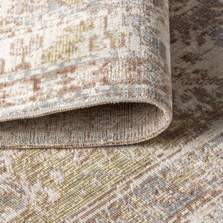 Darija Ornate Geometric Medallion Area Rug - JONATHAN Y
