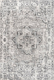 Denia Ornate Geometric Medallion Area Rug