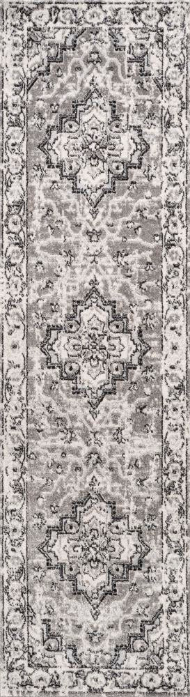 Denia Ornate Geometric Medallion Area Rug - JONATHAN Y