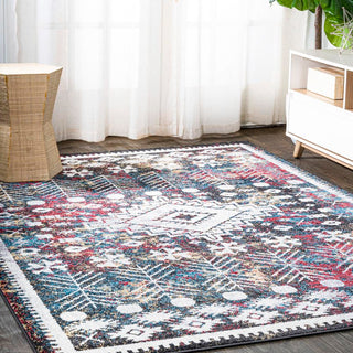 Dhiya Distressed Kilim Area Rug - JONATHAN Y