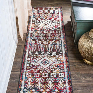 Dhiya Distressed Kilim Area Rug - JONATHAN Y