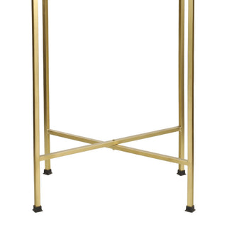 Sterling 26.25" Industrial Classic Metal Foldable Rectangular End Table and Side Table with Removable Tray Top