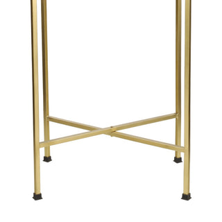 Sterling 26.25" Industrial Classic Metal Foldable Rectangular End Table and Side Table with Removable Tray Top