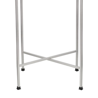 Sterling 26.25" Industrial Classic Metal Foldable Rectangular End Table and Side Table with Removable Tray Top