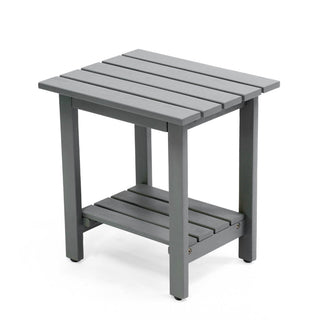 Kellie 16.1" Cottage Classic Slatted Solid Acacia Wood Indoor/Outdoor Shower Bench with Shelf