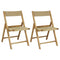 Kiawah Coastal Modern Wood Woven Seagrass Folding Chair