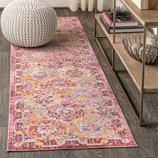 Flori Bohemian Medallion Area Rug - JONATHAN Y