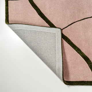 Mosaic Coastal Geometric Border Handwoven Wool Area Rug - JONATHAN Y