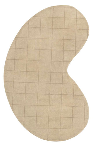Bean Modern Plaid Grid Handwoven Wool Area Rug - JONATHAN Y