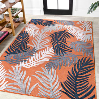 Montego High-low Tropical Palm Indoor/Outdoor Area Rug - JONATHAN Y
