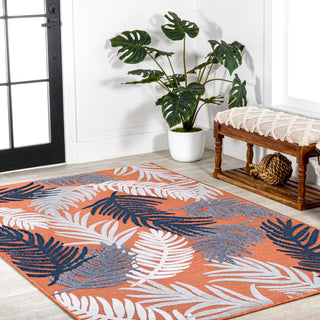 Montego High-low Tropical Palm Indoor/Outdoor Area Rug - JONATHAN Y