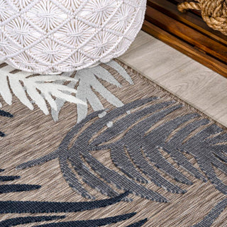 Montego High-low Tropical Palm Indoor/Outdoor Area Rug - JONATHAN Y