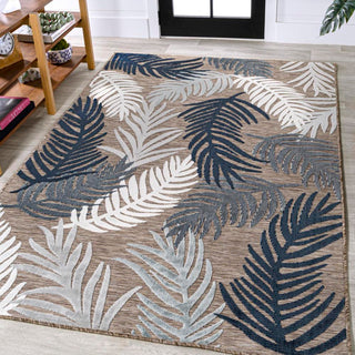 Montego High-low Tropical Palm Indoor/Outdoor Area Rug - JONATHAN Y