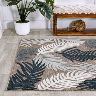 Montego High-low Tropical Palm Indoor/Outdoor Area Rug - JONATHAN Y