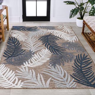 Montego High-low Tropical Palm Indoor/Outdoor Area Rug - JONATHAN Y