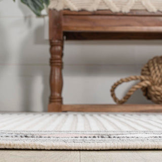 Sebastian High-low Modern Diamond Border Indoor/Outdoor Area Rug - JONATHAN Y