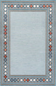 Blue/Ivory