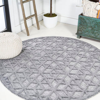 Talaia Neutral Geometric Indoor/outdoor Area Rug