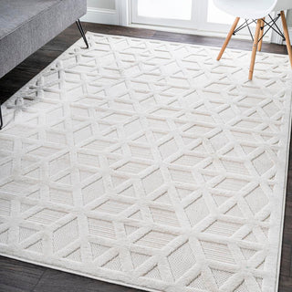 Talaia Neutral Geometric Indoor/outdoor Area Rug