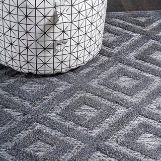 Portmany Neutral Diamond Trellis Indoor/outdoor Area Rug