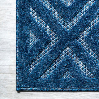 Portmany Neutral Diamond Trellis Indoor/outdoor Area Rug