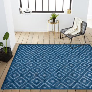 Portmany Neutral Diamond Trellis Indoor/outdoor Area Rug
