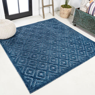 Portmany Neutral Diamond Trellis Indoor/outdoor Area Rug