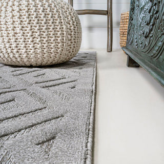 Portmany Neutral Diamond Trellis Indoor/outdoor Area Rug